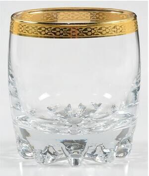 Vintage Double Old Fashioned Circleware Crystal DOF 3 5/8"